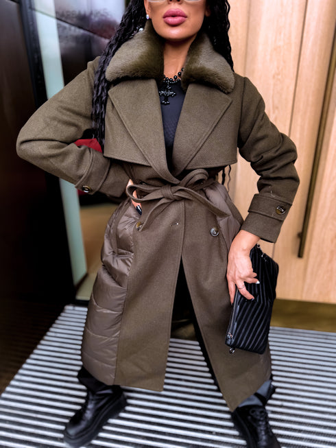 Coat "COMBINATION HK30" - KHAKI